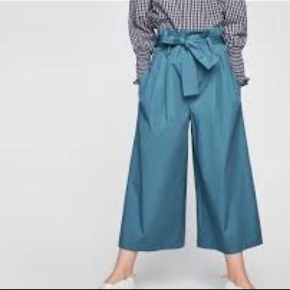 Zara Paperbag Culottes L NWT